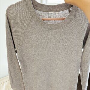 90% NEW TNA WAFFLE SHIRT, SIZE S